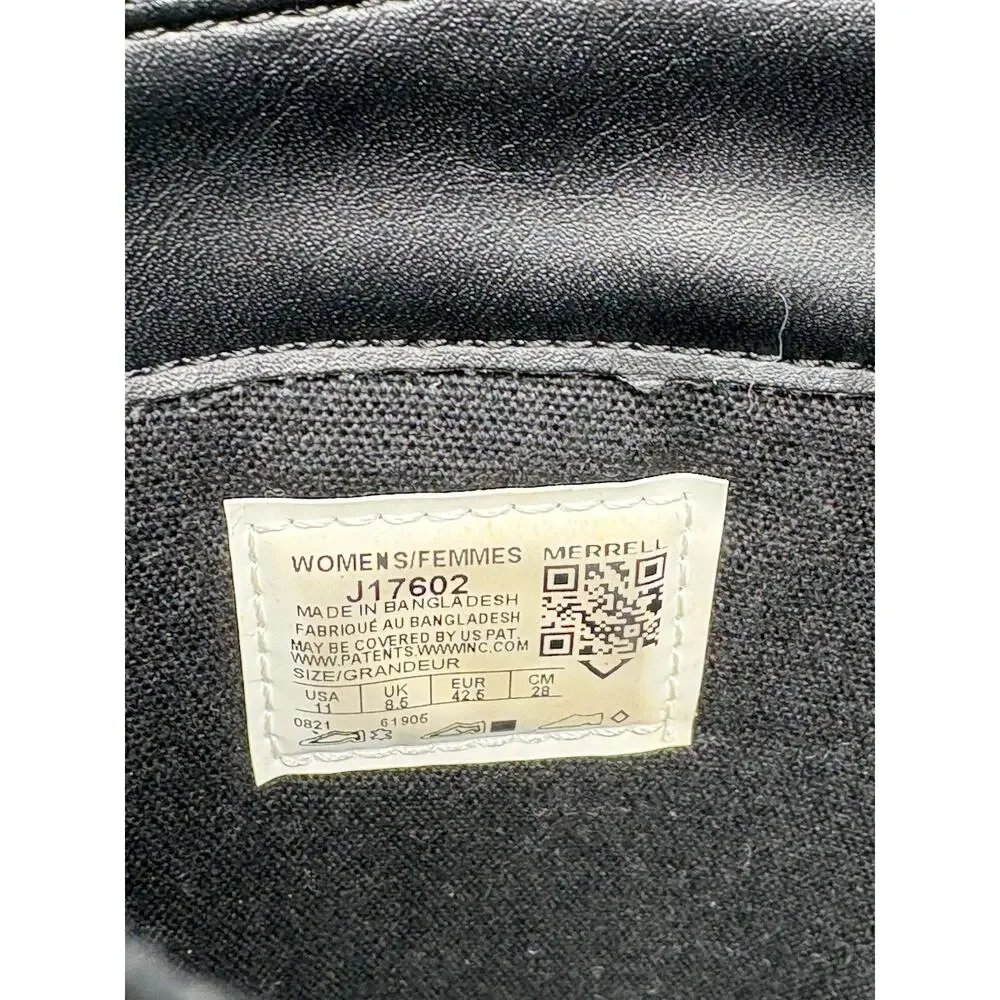 Merrell Women's Andover Peak Black Leather Waterproof Biker Boot US 11 - Picture 7 of 7